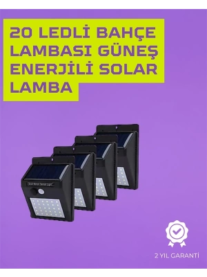 ® Güneş Enerjili Akıllı Duvar Lambası | PIR Sensörlü, Otomatik Aydınlatma, Dış Mekan İçin