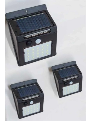 ® Güneş Enerjili Bahçe Lambası Solar Gece Aydınlatma Sensörlü Lamba