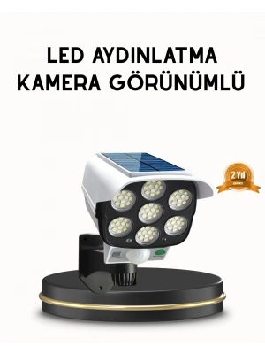 ® Güneş Paneliyle Şarj Olan Hareket Sensörlü Dış Mekan Güvenlik Lambası Ayarlanabilir