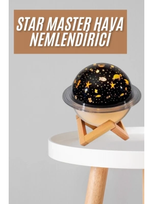 ® Hava Nemlendirici Led Işıklı Gece Lambası Yıldız Görünümlü Renk Değiştiren