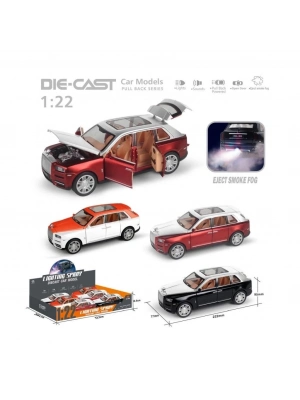 ® HCL-806PA Çek Bırak 1:22 Sesli Ve Işıklı Buharlı RR-Lüx Metal Jeep