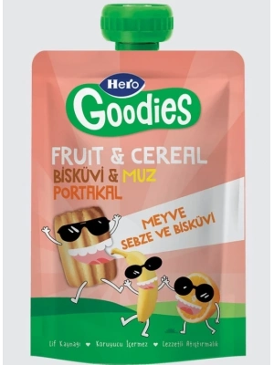 ®   Goodies Muz Portakal Bisküvi Havuç 100 Gr