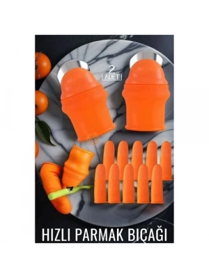 ® Hızlı Parmak Bıçağı Başparmak Sebze Kesici 2 li set