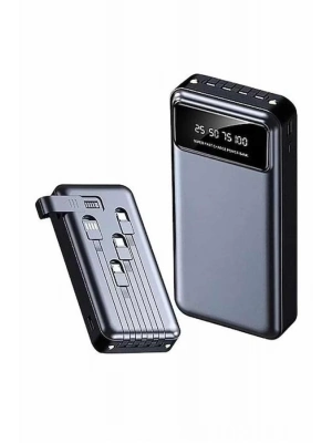 ® Hızlı Şarj Özellikli 20.000 Mah Dijital Göstergeli USB Girişli Android ve İOS Uyumlu Powerbank