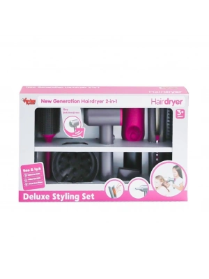 ® HUA-1019 Sesli ve Işıklı 2IN1 Lüks Saç Şekillendirici Set -Vardem Oyuncak