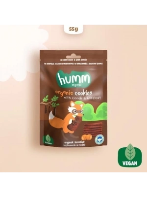® Organik Keçiboynuzlu ve Fındıklı Vegan Kurabiye 55 Gr