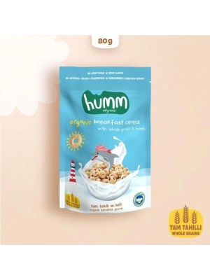 ® Humm Organik Tam Tahıllı ve Ballı Kahvaltılık Gevrek 80 Gr