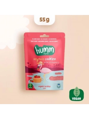 ® Organik Vegan Çilekli Kurabiye 55 Gr