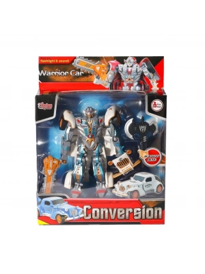 ® HW-668-1-2 Işıklı Dönüşebilen Robot Araba -Vardem