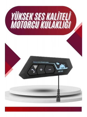 ® Intercom Bluetooth Kask Kulaklık Motosiklet Kulaklık 5.0 Bluetooth