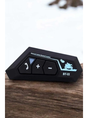 ® İnterkom Intercom Kask Kulaklık Bt22 Bluetooth Motosiklet Kulaklık 5.0 Bluetooth
