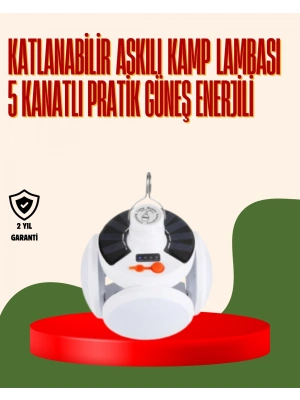® IPX4 Suya Dayanıklı, Katlanabilir LED Kamp Lambası ve Acil Durum Işığı