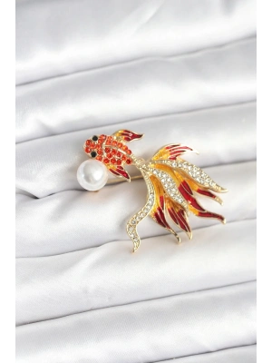 ® Japon Balığı Model Broş