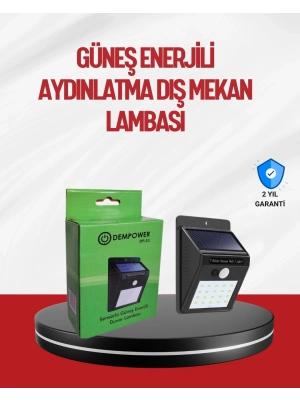 ® Kablo Gerektirmeyen Güneş Enerjili Dış Mekan Işık – Bahçe ve Koridor Aydınlatması