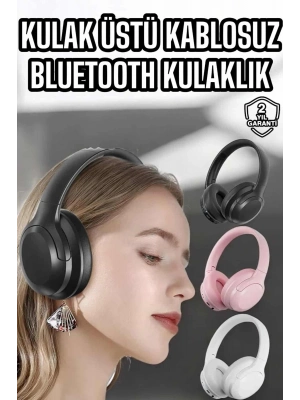 ® Kablosuz Bluetooth Kulaklık ANC/ENC Destekli Kulak Üstü Yüksek Ses Kaliteli