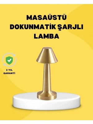 ® Kablosuz LED Masa Lambası 1800mAh 3 Renk Aydınlatma Dokunmatik