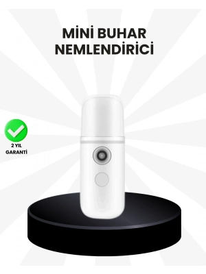 ® Kablosuz Şarjlı Mini Buhar Nemlendirici – Cilt ve Ortam İçin Taşınabilir Akıllı Cihaz