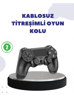 ® Kablosuz Titreşimli Oyun Kolu – Yüksek Hassasiyetli Analog Kontrol ve Ergonomik Tutma