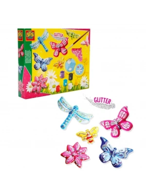 ® Kalıba Dök ve Boya Simli Kelebekler