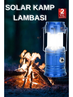 ® Kamp Lambası El Feneri Askılı Büyük Boy USB Şarjlı Işıldak