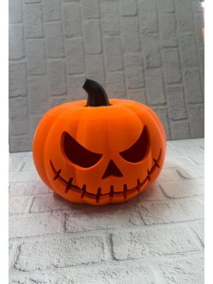 ® Kapaklı Balkabağı Dekor Kutusu 21×15 cm Halloween Temalı Saklama