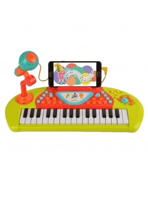 ® Karaoke Özellikli Müzikli Işıklı MP3 Girişli ve Mikrofonlu Çok Fonksiyonlu Piyano