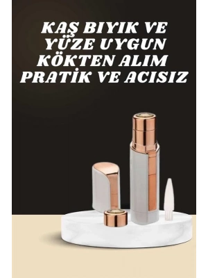 ® KAŞ BIYIK VE YÜZ EPİLASYON ALETİ VE TİTREŞİMLİ YÜZ TEMİZLEME MASAJ ALETİ İKİLİ SET