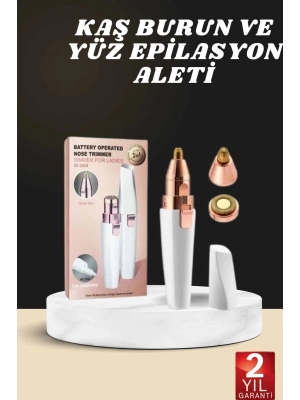 ® Kaş Burun Ve Yüz Epilasyon Aleti Kablosuz Şarjlı Kökten Alan Epilasyon Aleti