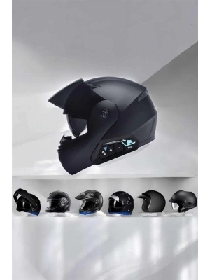 ® Kask Kulaklığı Motosiklet Intercom Interkom Dinleme Konuşma Özellikli Su Geçirmez