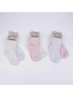 ®  Monala Absli 2li Kız Modal Bebek Soket K44091 (ADET FİYATIDIR)