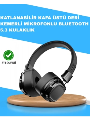 ® Katlanabilir Tasarımlı Taşınabilir Kablosuz Müzik Kulaklığı