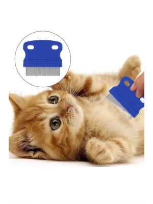 ® Kedi Köpek Tüy Bit Pire Toplayıcı Toplama Temizleme Tarağı Tarak Seti 4lü Set