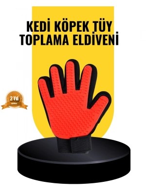 ® Kedi ve Köpekler İçin Tüy Toplama Eldiveni – Yumuşak Silikonlu Masaj Eldiveni