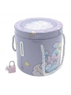 ® Kilitli Metal Yuvarlak Kumbara