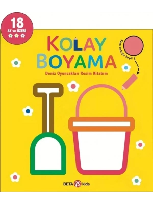 Kolay Boyama Deniz Oyuncakları Resim Kitabım