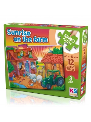 ®  rise On The Farm 12 Parça Puzzle