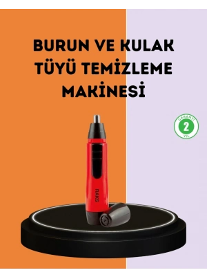 ® Kulak Burun Tüy Temizleme Makinesi Raks Leo Pilli Kuru Kullanım