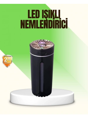 ® LED Işıklı Aromaterapi Hava Nemlendirici Ultrasonik Sessiz Nem Ayarı