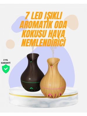 ® Led Işıklı Ultrasonik Oda Nemlendirici ve Uçucu Yağ Difüzörü