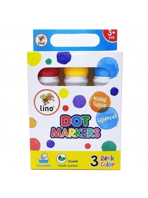 ® Lino Dot Markers 3lü Yıkanabilir