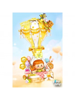 ® LZ-4113  SARI HAVA BALONU 750 PARÇA BLOCK OYUNCAK