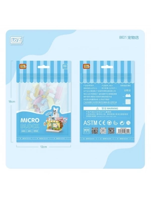 ® LZ8601  Blok Oyuncak Poşet -Vagonlife