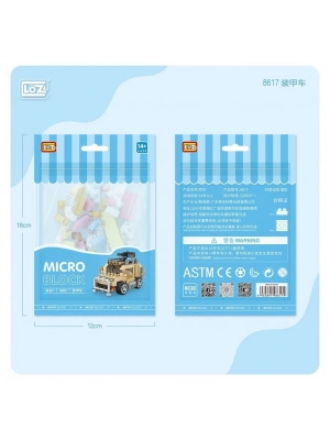 ® LZ8617  Tank Blok Seti Poşet- Vagon life