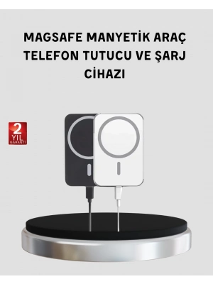 ® MagSafe Uyumlu Kablosuz Powerbank – Güçlü Mıknatıs, Hızlı Şarj, Kompakt Tasarım