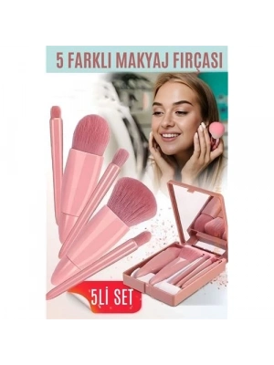 ® Makyaj Fırça Kiti Aynalı ve Kutulu Profesyonel Makyaj Kiti
