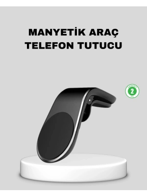® Manyetik Araç Telefon Tutucu 360° Dönebilen ve Sarsıntısız Güçlü Mıknatıslı