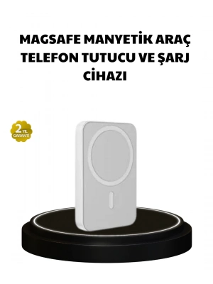 ® Manyetik Kablosuz Powerbank – iPhone 12/13/14/15 Uyumlu, Hızlı Şarjlı, Ultra Hafif