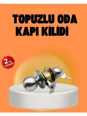 ® Mat Renk Topuzlu Kapı Kilidi – Giriş Tipi