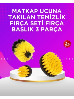® Matkap Ucu Temizlik Fırçası Seti Banyo Fayans Zemin İçin