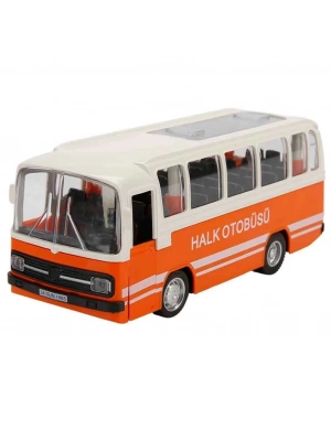 ®  Sesli ve Işıklı Nostaljik Halk Otobüsü 15 cm